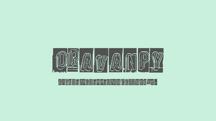 Oravanpy Font