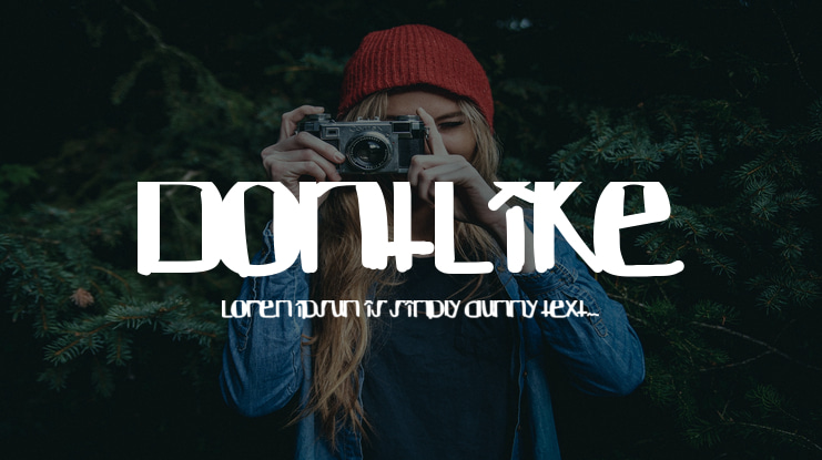 DontLike Font