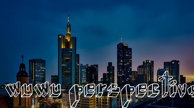 wuwu perspectiva Font