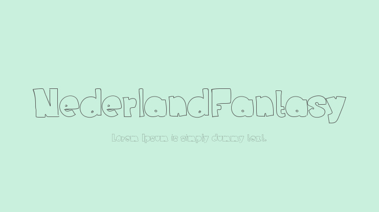 NederlandFantasy Font