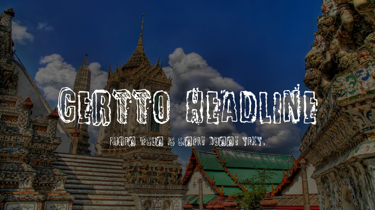 Certto Headline Font