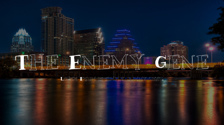 The Enemy Gene Font