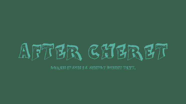 After Cheret Font