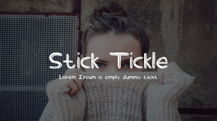Stick Tickle Font