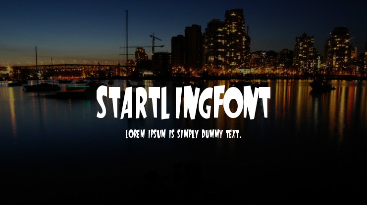 StartlingFont Font Family