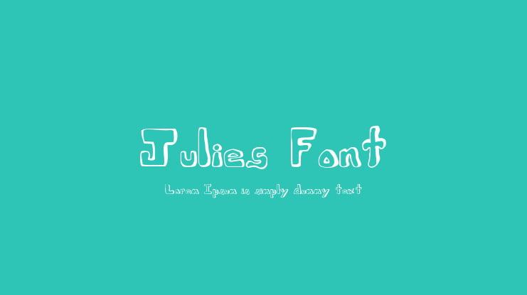 Julies Font