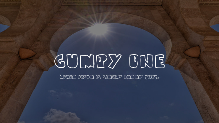 Gumpy one Font