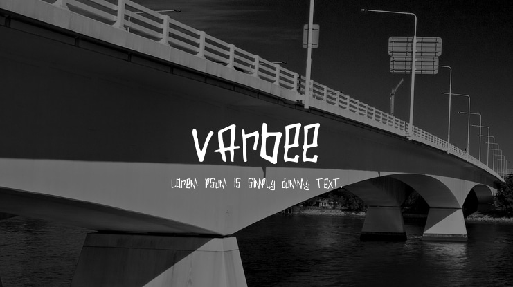 Varbee Font