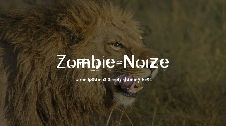 Zombie-Noize Font