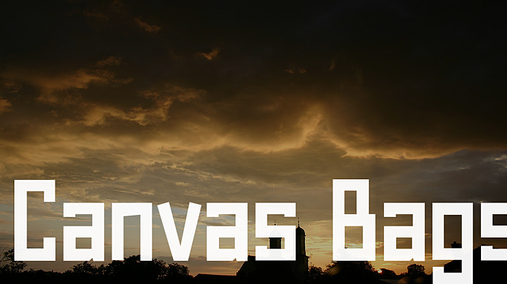 Canvas Bags Font