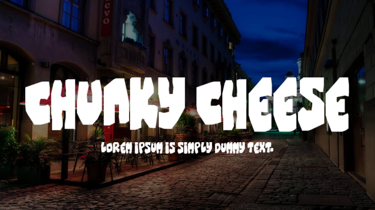 Chunky Cheese Font