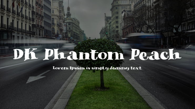 DK Phantom Peach Font