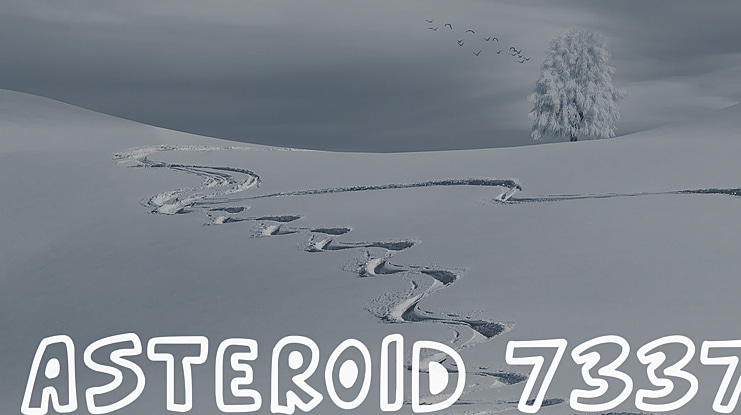 Asteroid 7337 Font