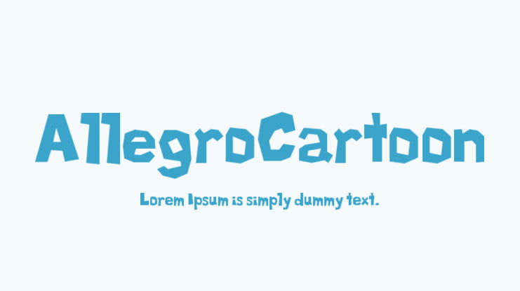 AllegroCartoon Font