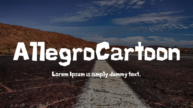 AllegroCartoon Font