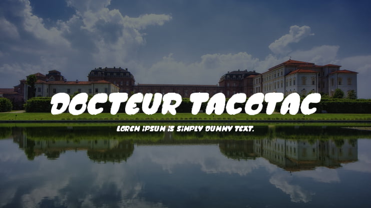 DOCTEUR TACOTAC Font