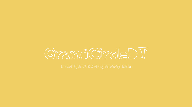 GrandCircleDT Font