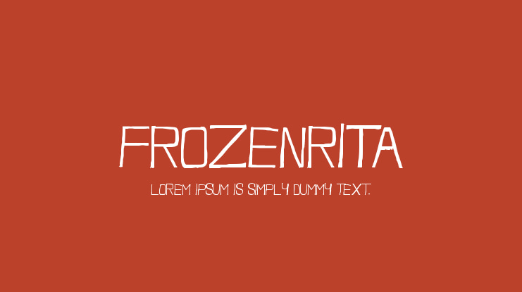 FrozenRita Font