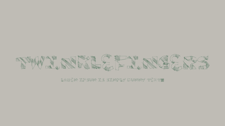 TwinkleFingers Font