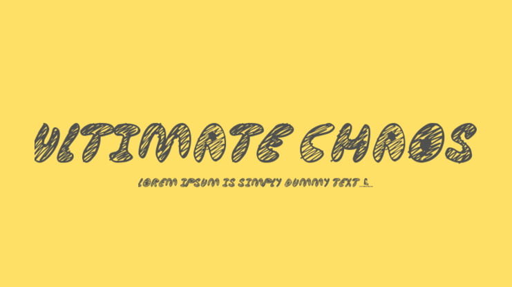Ultimate Chaos Font