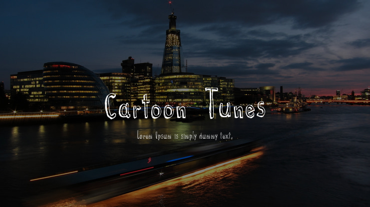 Cartoon  Tunes Font Family