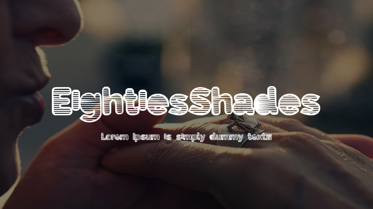 EightiesShades Font