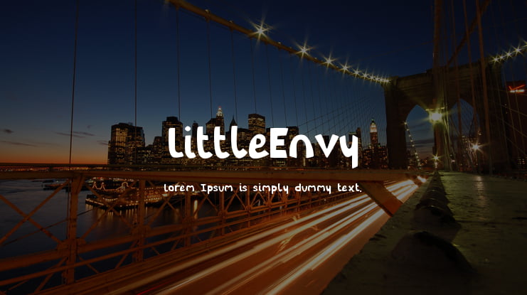 LittleEnvy Font