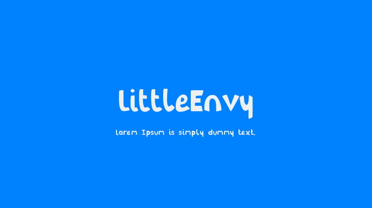 LittleEnvy Font