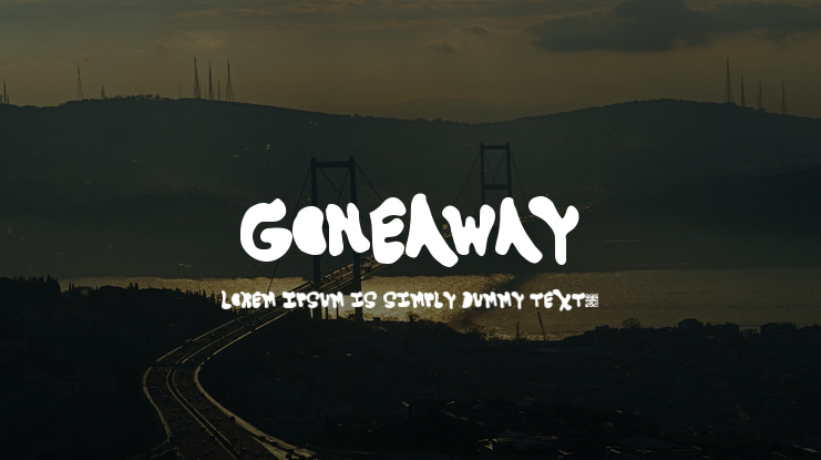 GoneAway Font