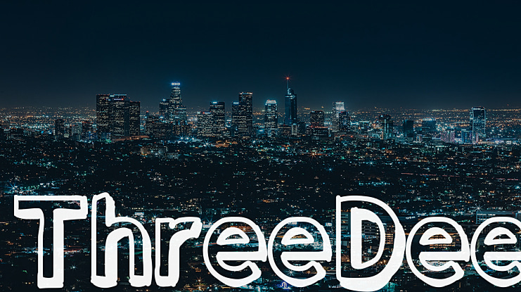 ThreeDee Font