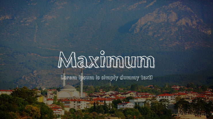 Maximum Font