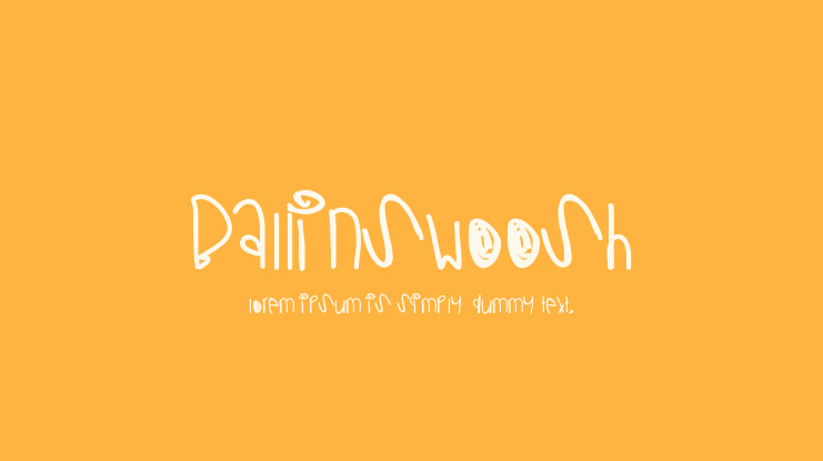BallinSwoosh Font