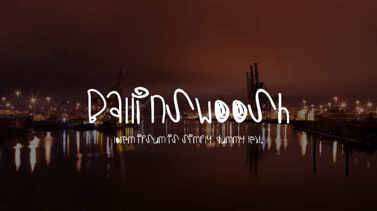 BallinSwoosh Font