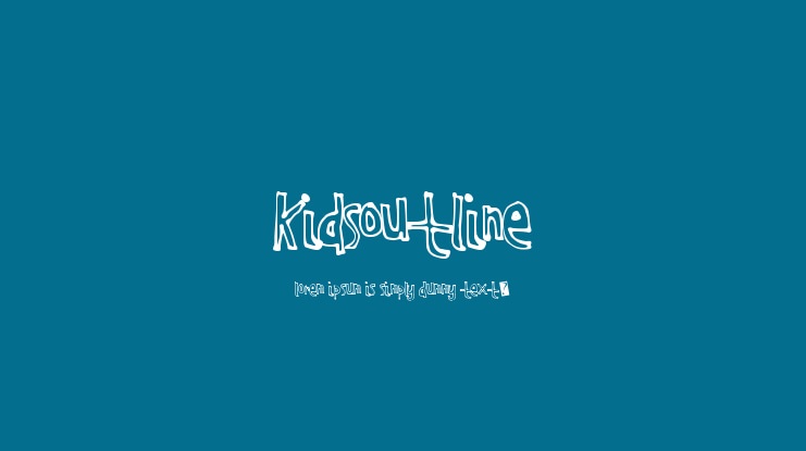 KidsOutline Font