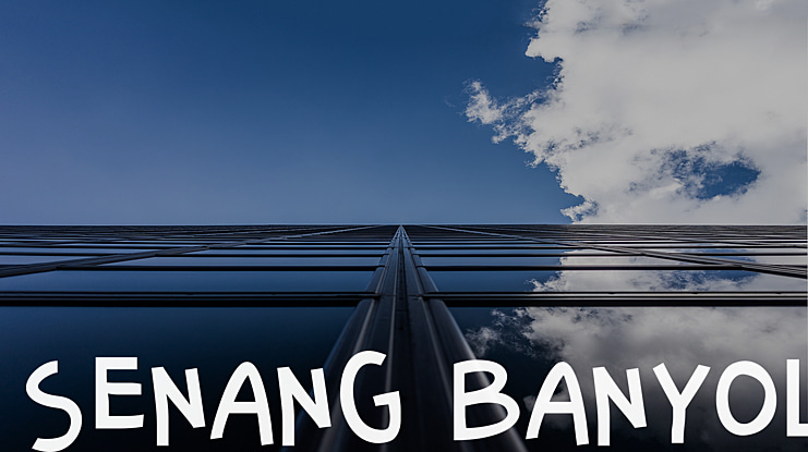 Senang Banyol Font