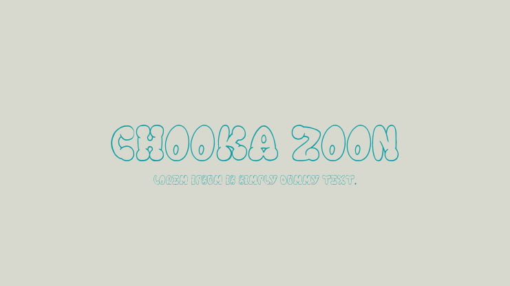 Chooka Zoon Font