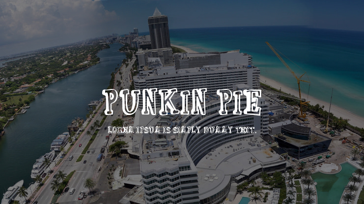 Punkin Pie Font