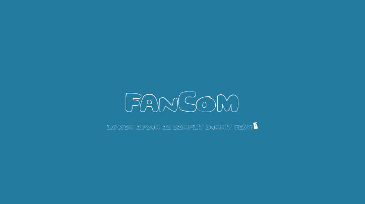 FanCom Font