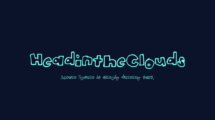 HeadintheClouds Font Family