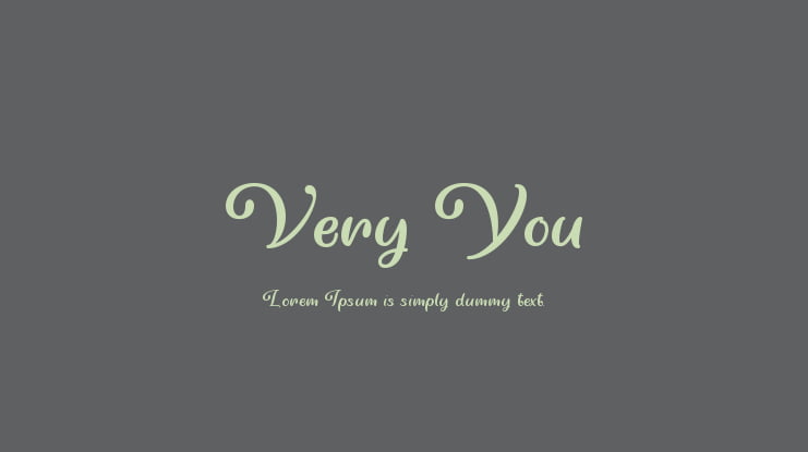 Very You Font
