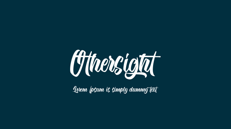 Othersight Font