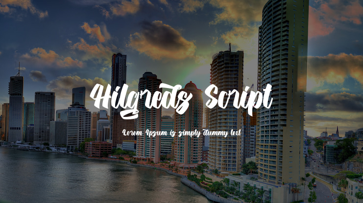 Hilgreds Script Font