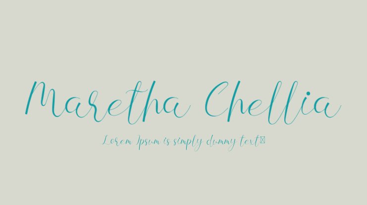Maretha Chellia Font