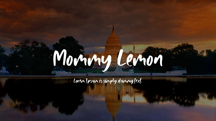 Mommy Lemon Font