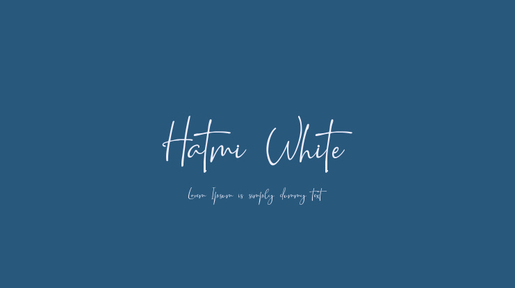 Hatmi White Font