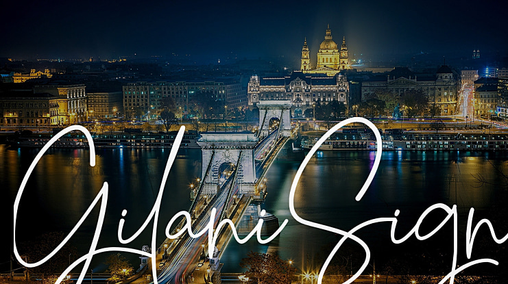 Gilani Sign Font