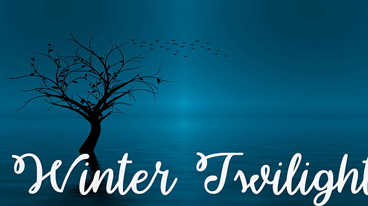 Winter Twilight Font