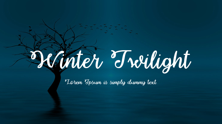 Winter Twilight Font