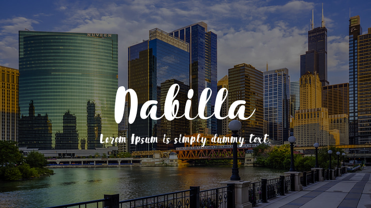 Nabilla Font
