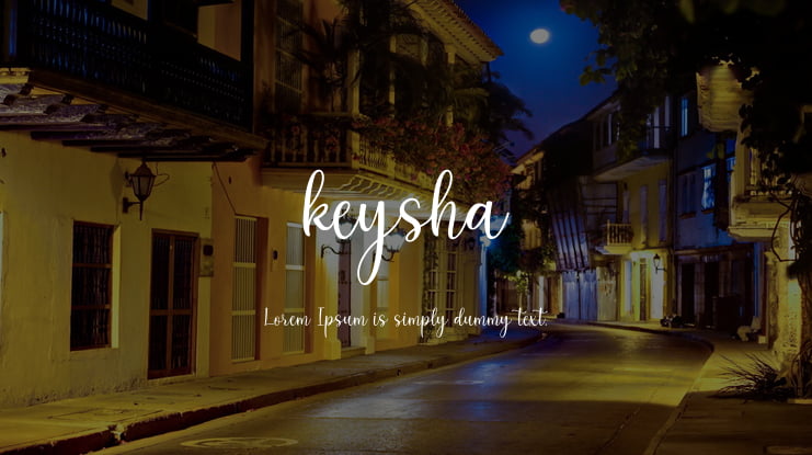 keysha Font